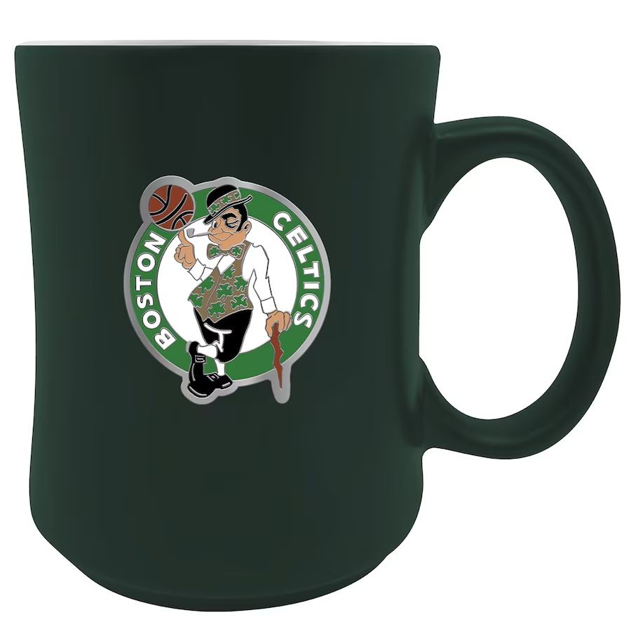 Boston Celtics 19oz Stealth Ceramic Coffee Mug