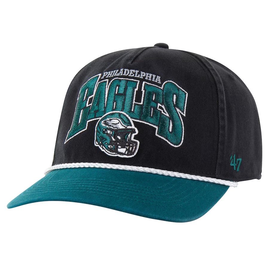 Philadelphia Eagles Men’s Black Palermo 47 Hitch Snapback Hat
