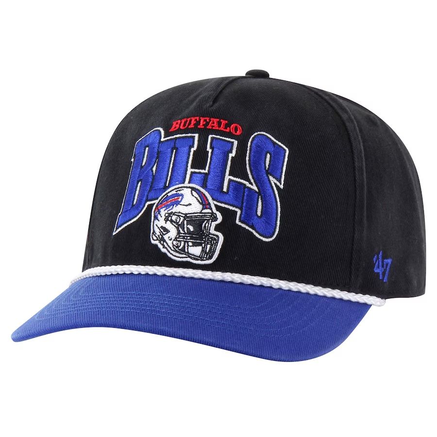 Buffalo Bills Men’s Black Palermo 47 Hitch Snapback Hat