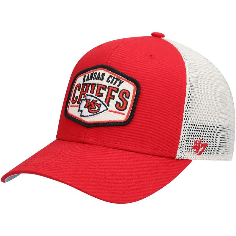 Kansas City Chiefs Men's Red 47 Brand MVP DP Shumay Adjustable Hat