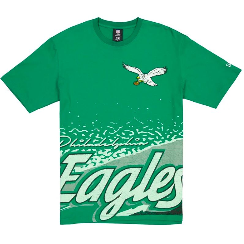 Philadelphia Eagles Men’s Kelly Green New Era Sports Classic T-Shirt