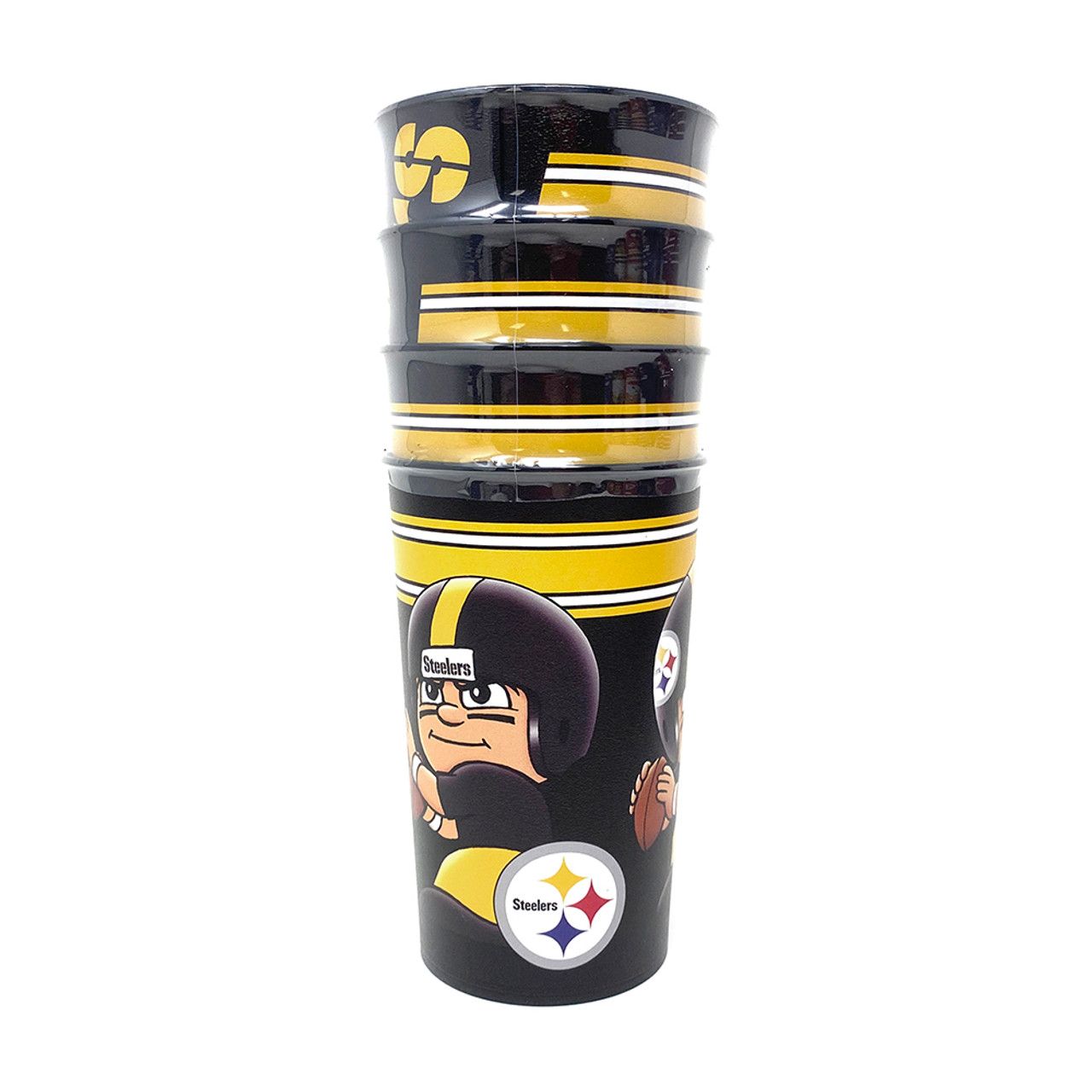 Pittsburgh Steelers 22oz Plastic Drinking Party Cup Set