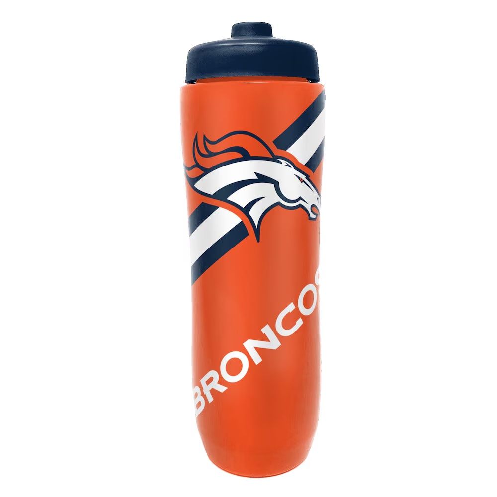 Denver Broncos 34oz Squeezy Water Bottle