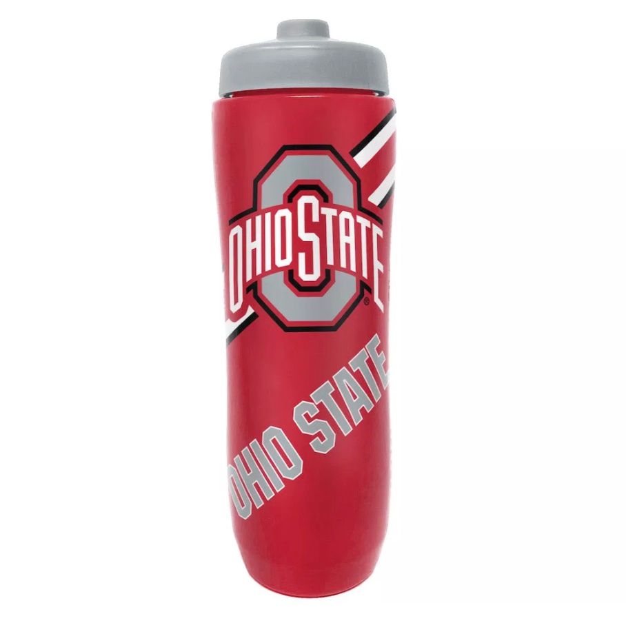 Ohio State Buckeyes 34oz Squeezy Water Bottle