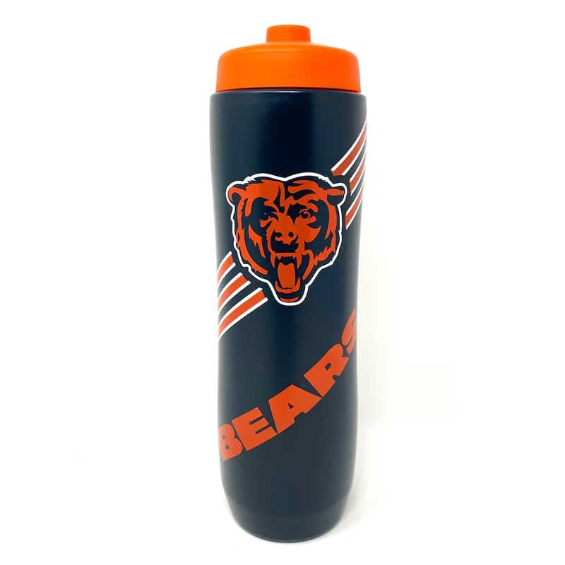 Chicago Bears 34oz Squeezy Water Bottle