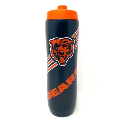 Chicago Bears 34oz Squeezy Water Bottle