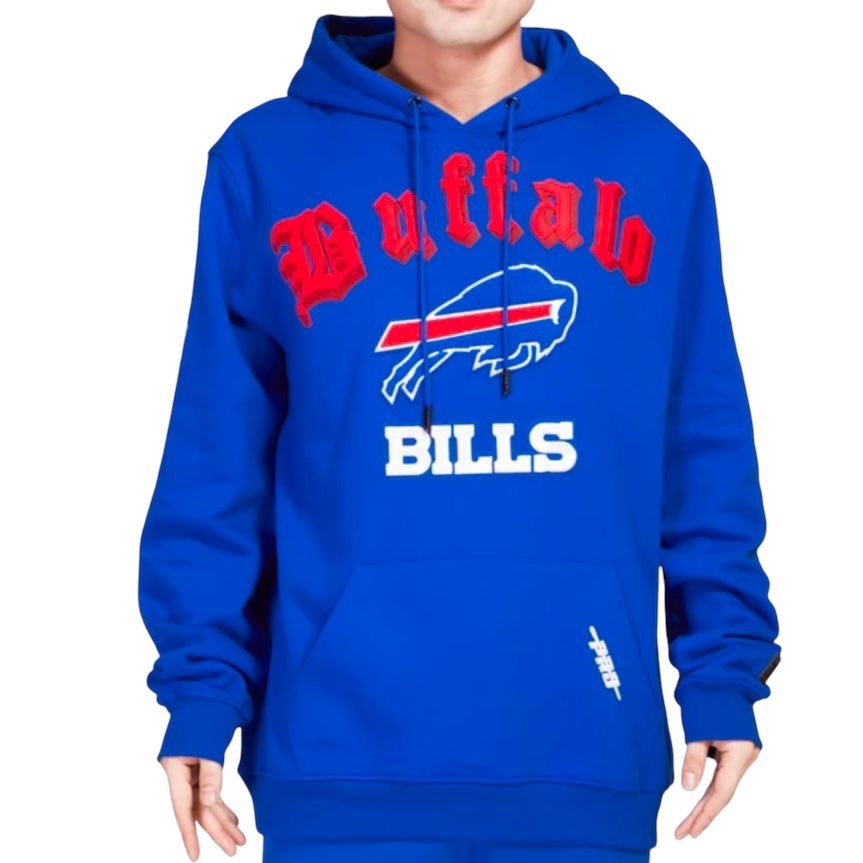 Buffalo Bills Men’s Blue Pro Standard Old English Pullover Hoodie