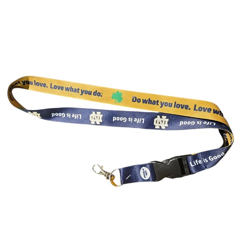 Notre Dame Fighting Irish Love What You Do 1" Lanyard