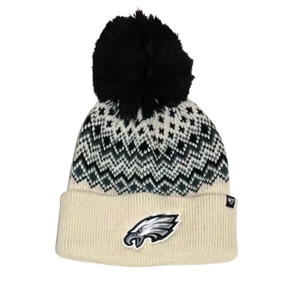 Philadelphia Eagles Women’s Elsa 47 Cuff Pom Knit Hat