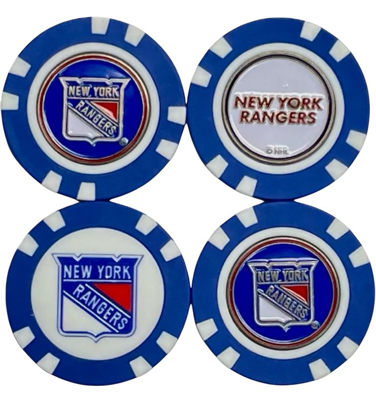 New York Rangers Golf Ball Marker Poker Chip