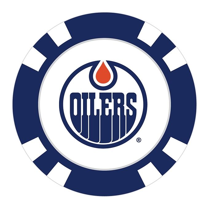 Edmonton Oilers Golf Ball Marker Poker Chip