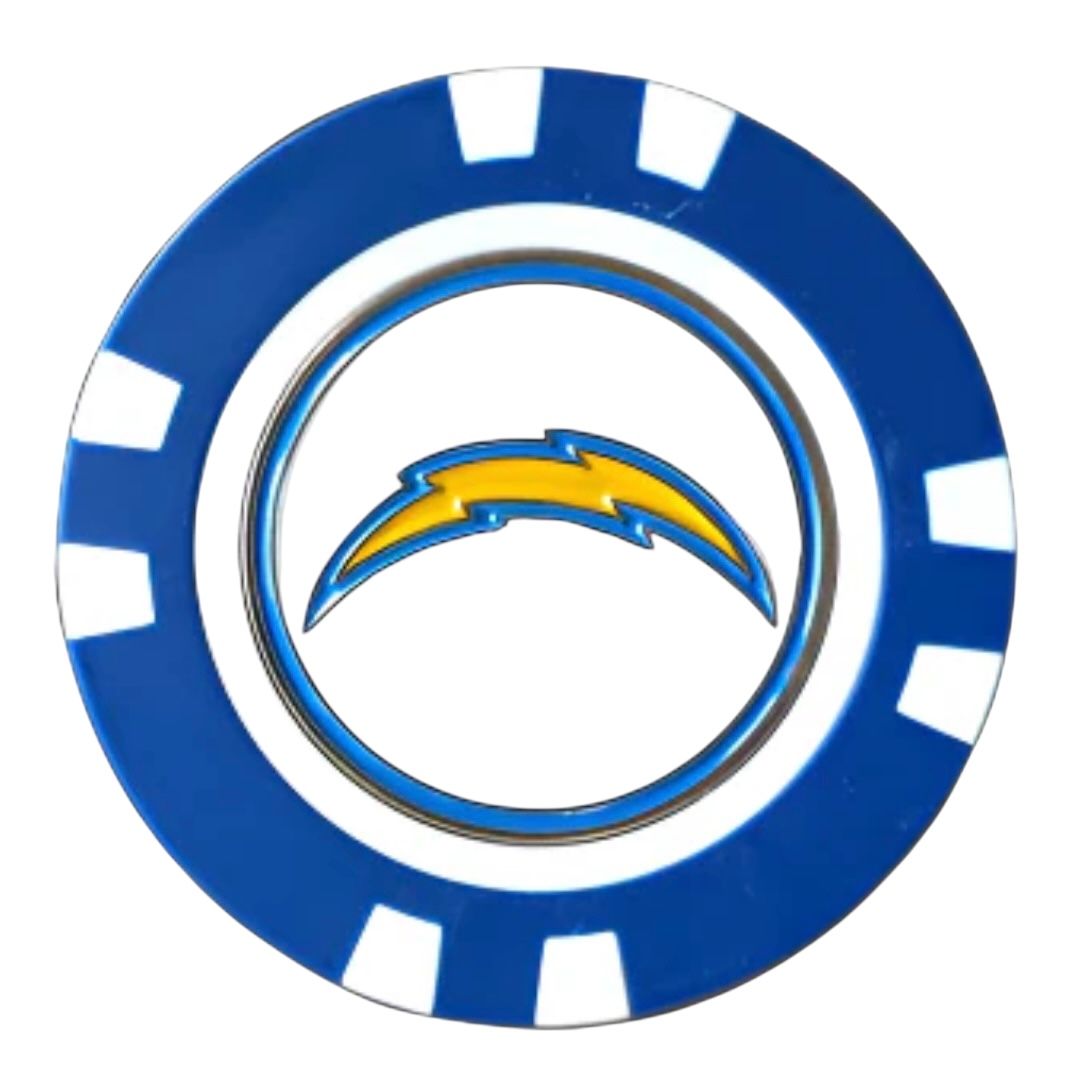 Los Angeles Chargers Golf Ball Marker Poker Chip
