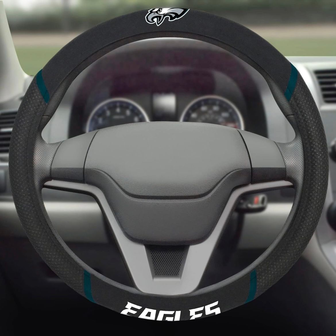 Philadelphia Eagles Embroidered Car Steering Wheel Cover