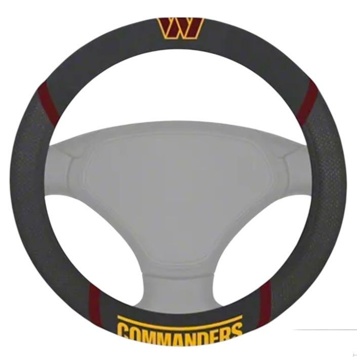 Washington Commanders Embroidered Car Steering Wheel Cover