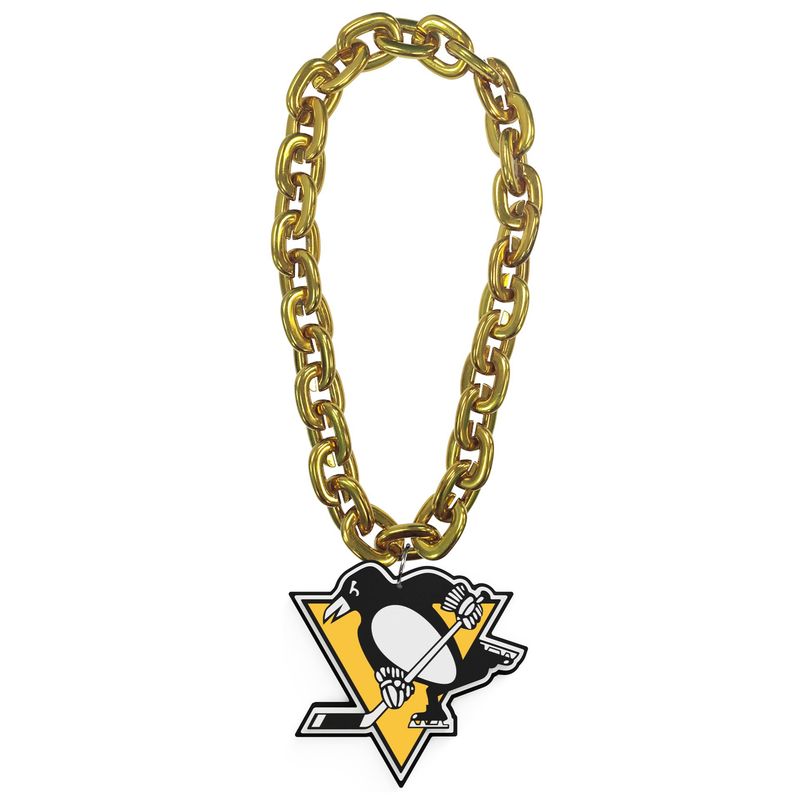 Pittsburgh Penguins 10” Fan Chain 3D Foam Necklace