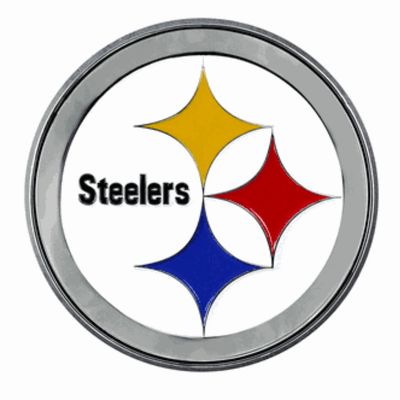 Pittsburgh Steelers 3-D Metal Auto Emblem