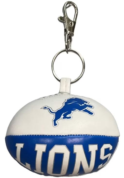 Detroit Lions Softee Football Keychain