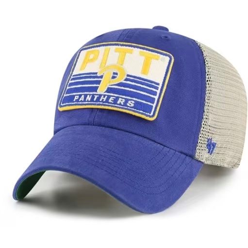Pitt Panthers Men’s 47 Vintage Royal Clean Up Adjustable Hat