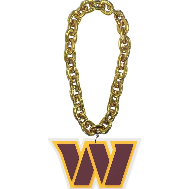 Washington Commanders 10” Fan Chain 3D Foam Necklace