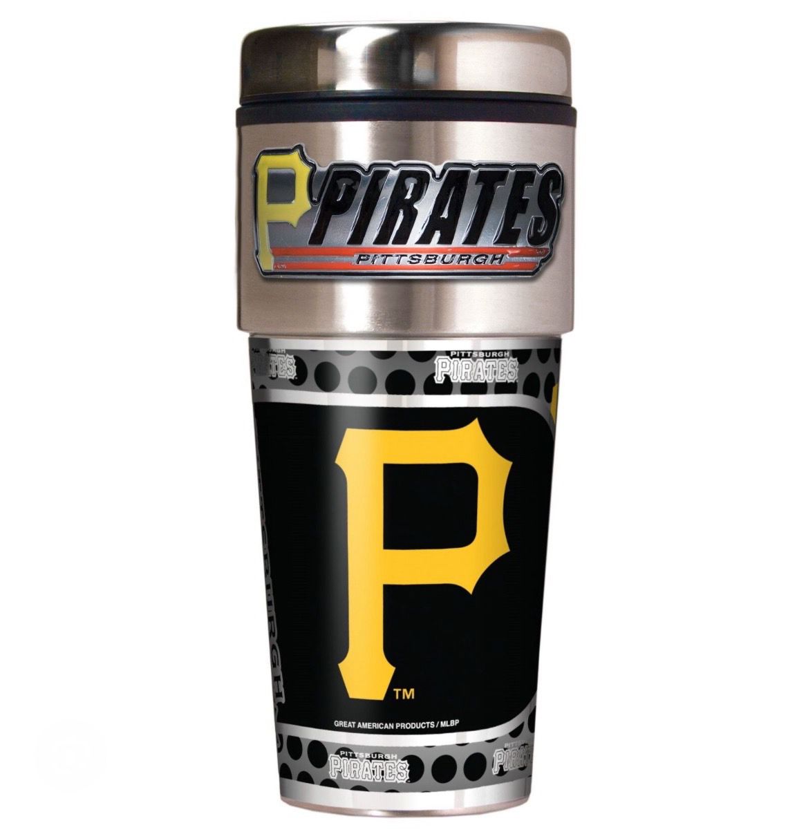 Pittsburgh Pirates 16oz Travel Tumbler