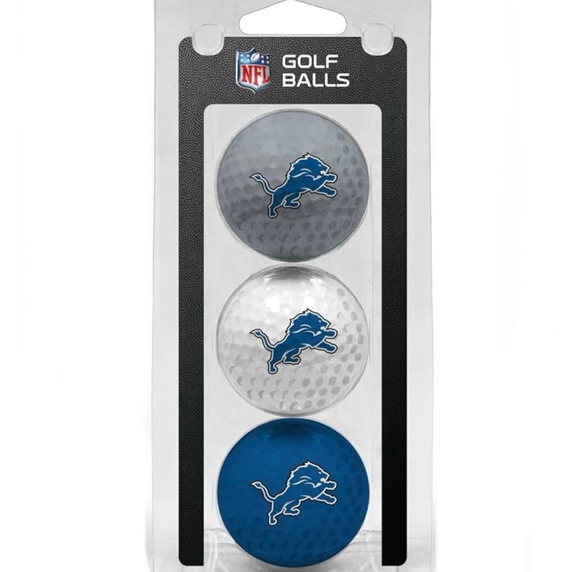 Detroit Lions Set of 3 Golf Balls