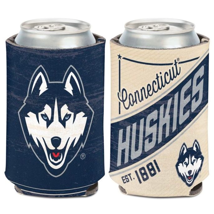 UConn Huskies 12 Ounce Can Cooler Koozie