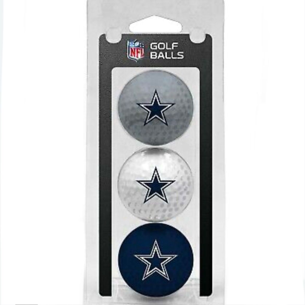 Dallas Cowboys Set of 3 Golf Balls