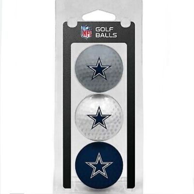 Dallas Cowboys Set of 3 Golf Balls Dallas Cowboys Set of 3 Golf Balls