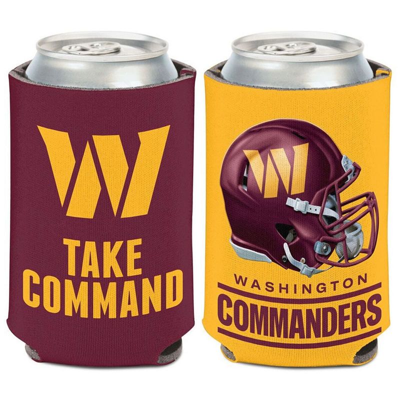 Washington Commanders Take Command 12 Ounce Can Cooler Koozie