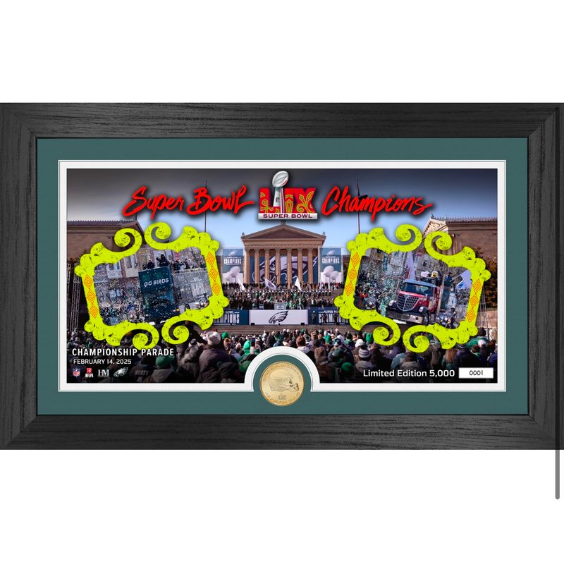 Philadelphia Eagles Super Bowl LIX Champions Celebration Bronze Coin Photo Mint