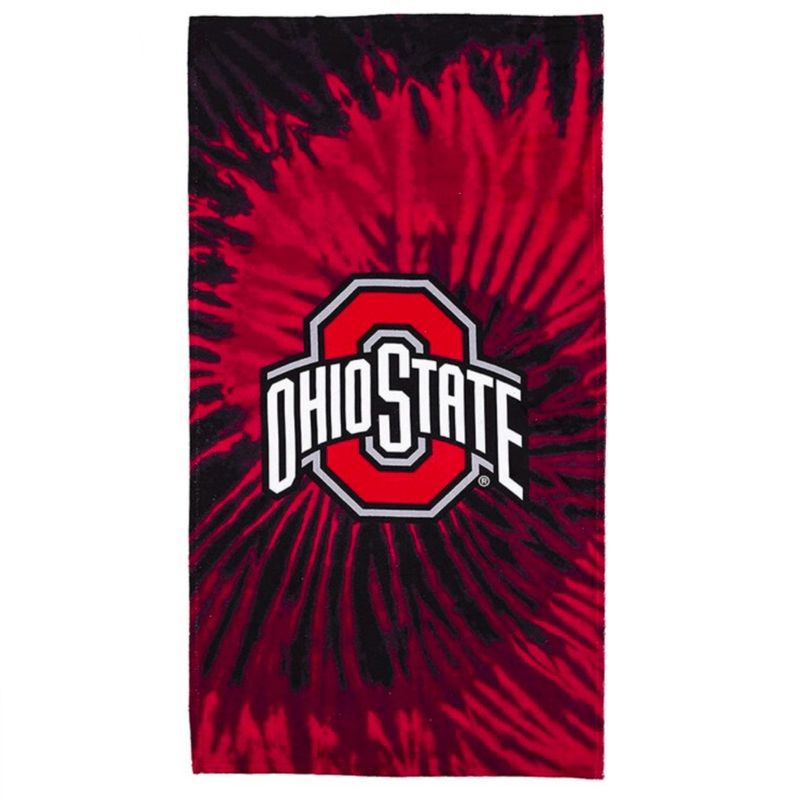 Ohio State Buckeyes Psychedelic Beach Towel