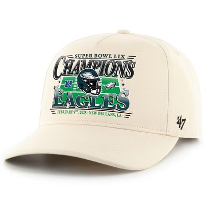 Philadelphia Eagles Men's 47 Hitch Natural Super Bowl LIX Champions Hitch Adjustable Hat