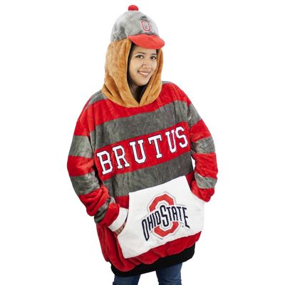 Ohio State Buckeyes Brutus Plushible Unisex 2-In-1 Snugible Hoodie