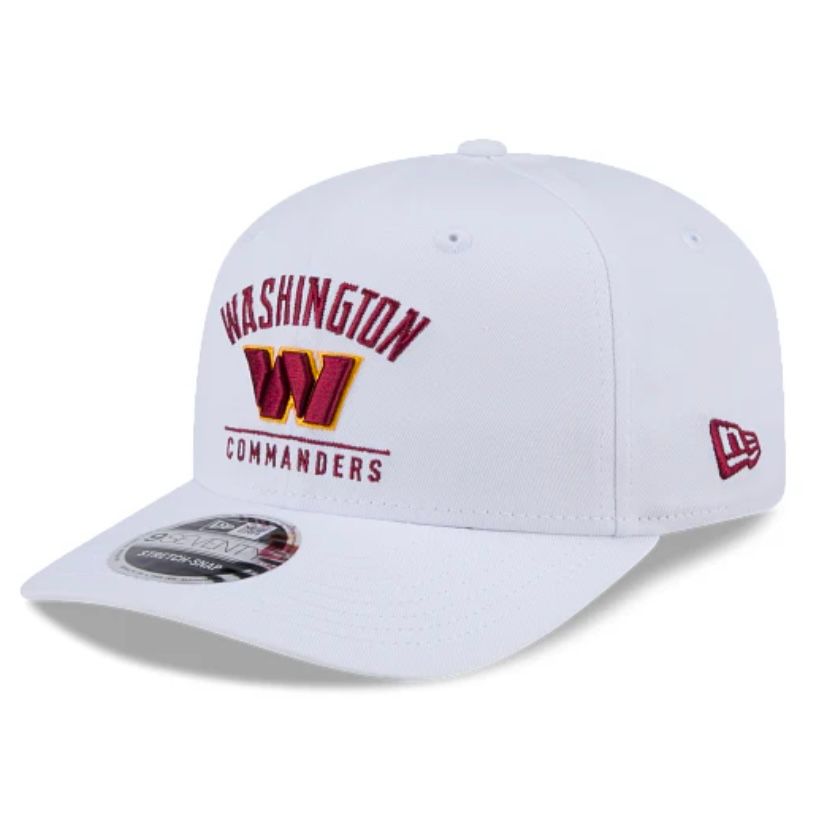 Washington Commanders Men's White New Era NFL 9Seventy Stretch-Snap Hat