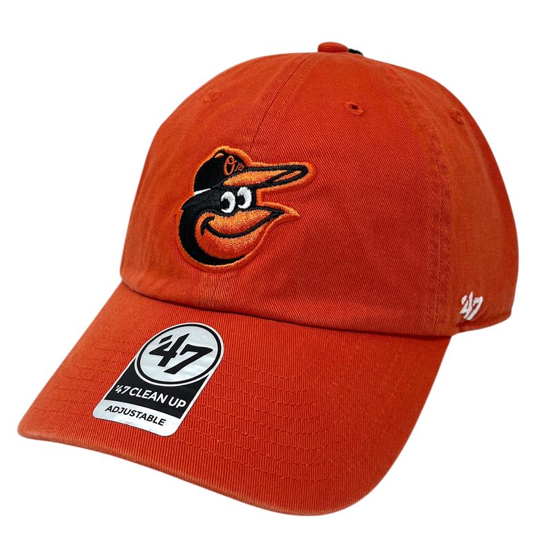 Baltimore Orioles Men’s Orange 47 Brand Clean Up  Adjustable Hat