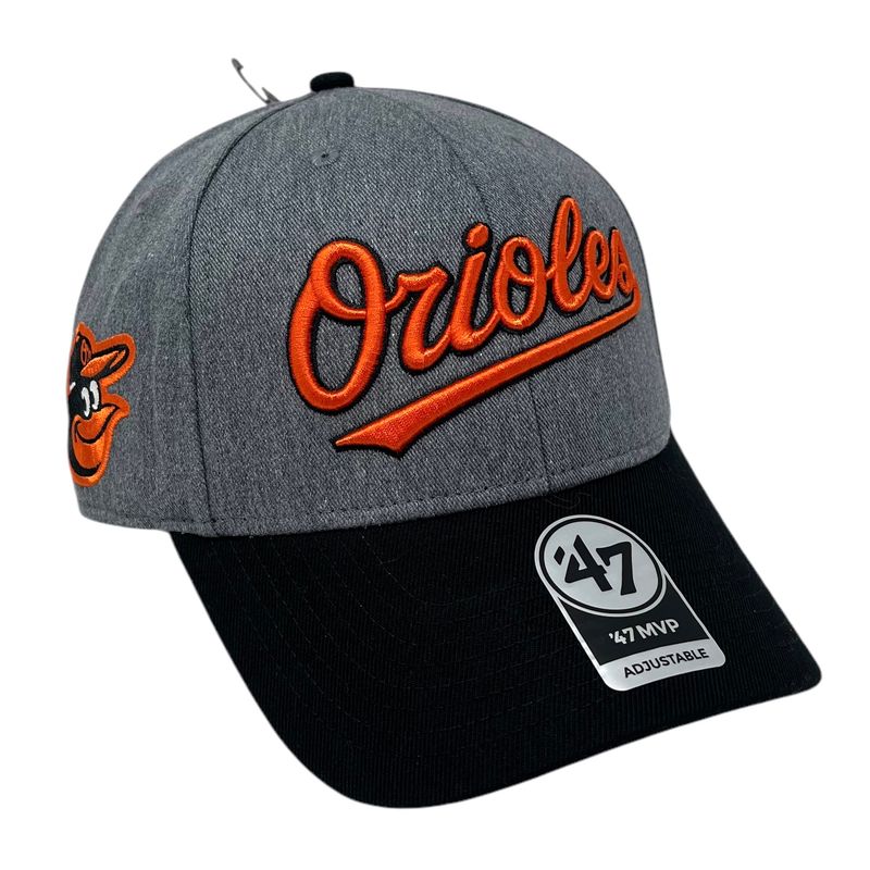 Baltimore Orioles Men's Charcoal 47 Brand MVP Adjustable Hat