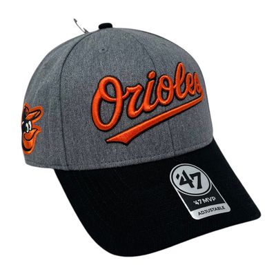 Baltimore Orioles Men's Charcoal 47 Brand MVP Adjustable Hat