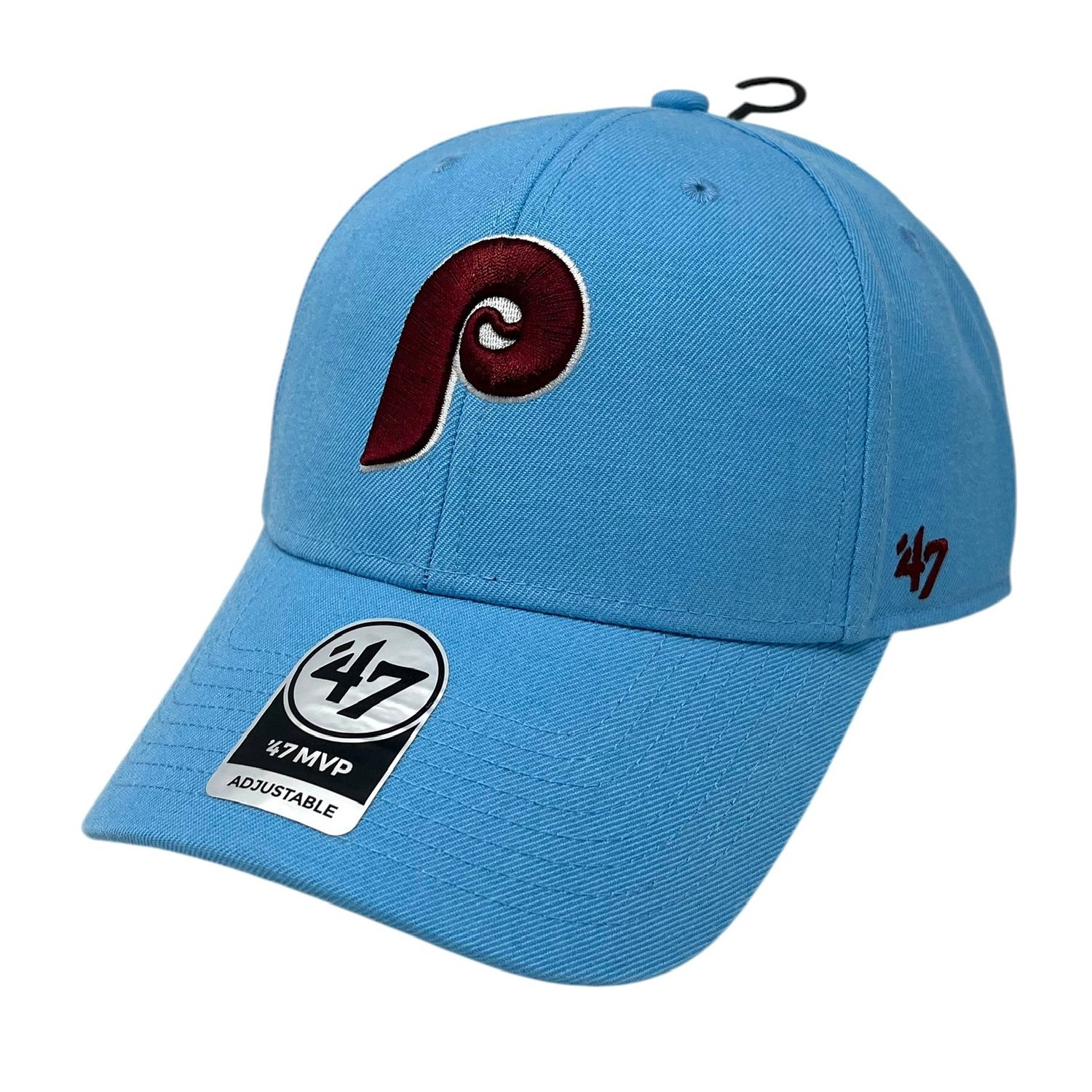 Philadelphia Phillies Men’s Historic Blue 47 Brand MVP Adjustable Hat