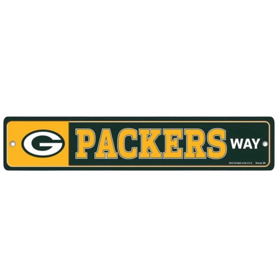 Green Bay Packers 3.75" x 19" Team Street Sign