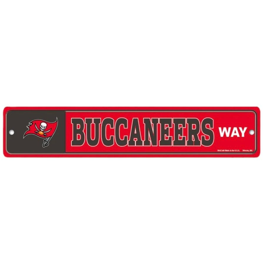 Tampa Bay Buccaneers 3.75" x 19" Team Street Sign