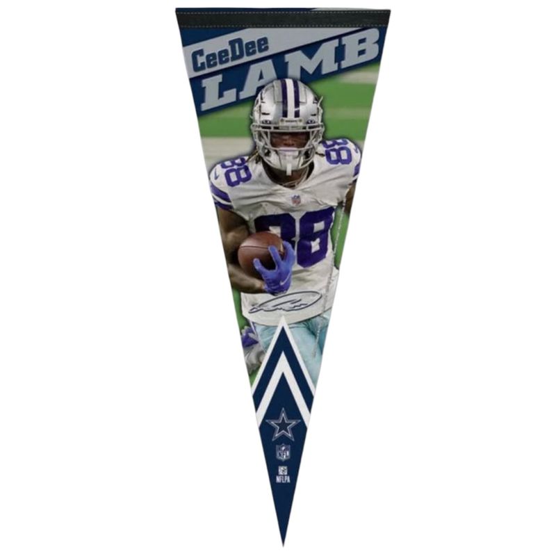 Dallas Cowboys Cee Dee Lamb 12" x 30" Premium Pennant