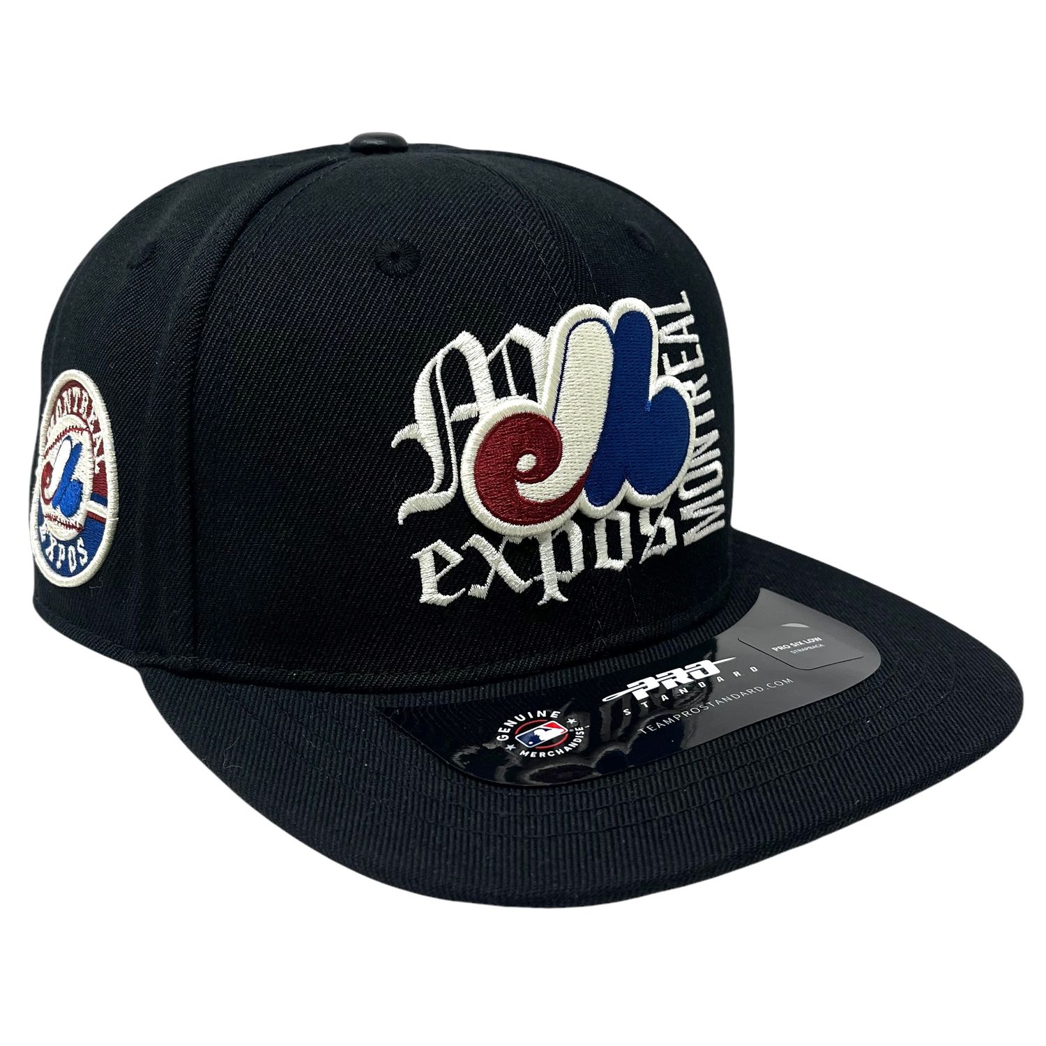 Montreal Expos Men’s Black Pro Standard Snapback Hat