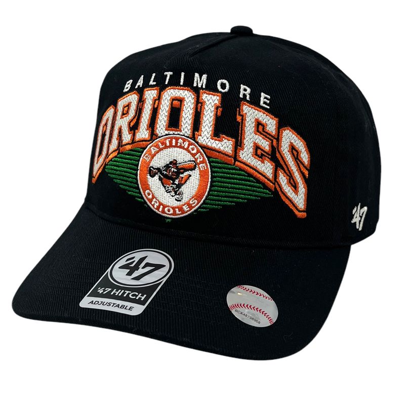 Baltimore Orioles Men’s Black 47 Hitch Adjustable Hat