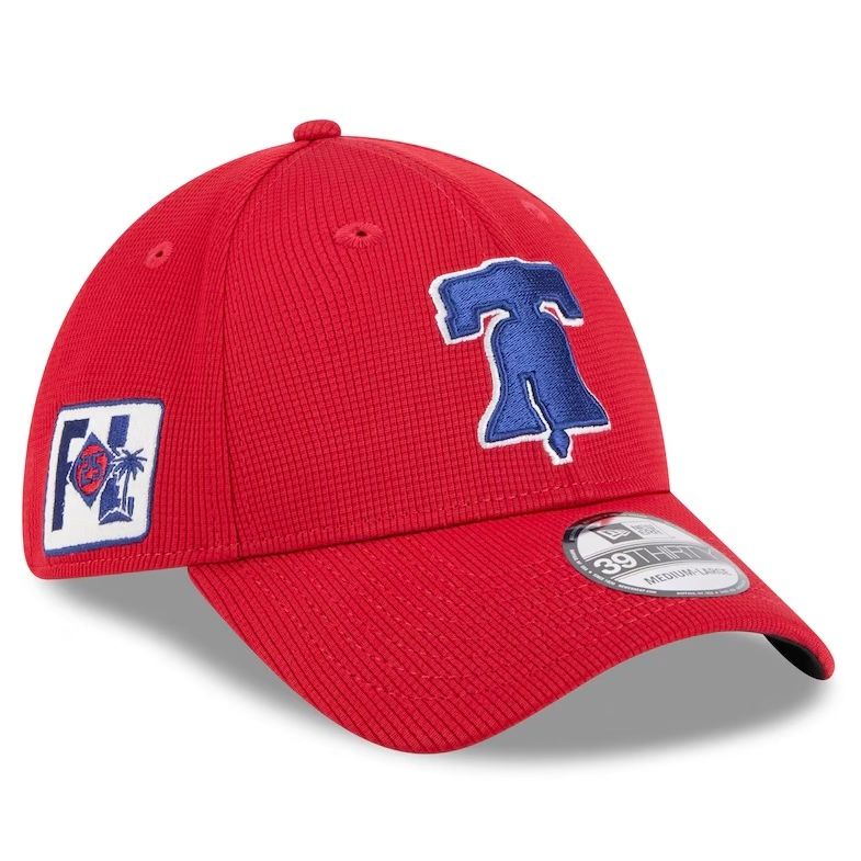 Philadelphia Phillies Men’s New Era 2025 Spring Training Patch 39THIRTY Flex Hat
