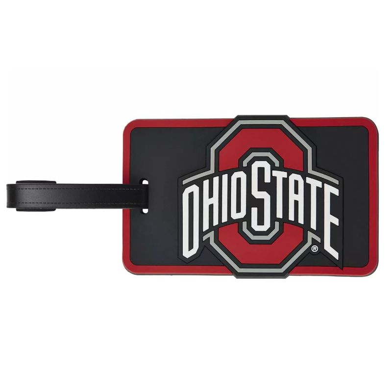 Ohio State Buckeyes Rubber Luggage Tag Ohio State Buckeyes Rubber Luggage Tag