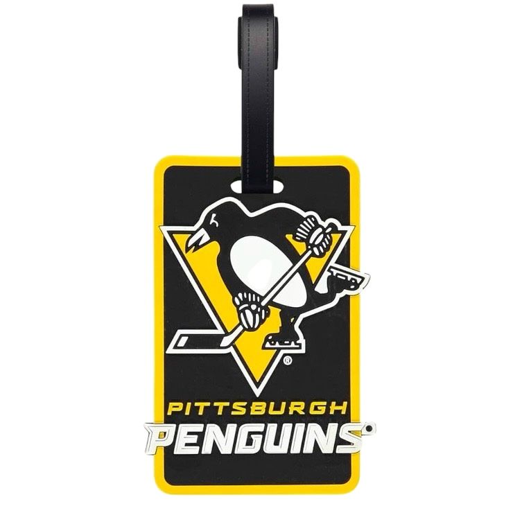 Pittsburgh Penguins Rubber Luggage Tag