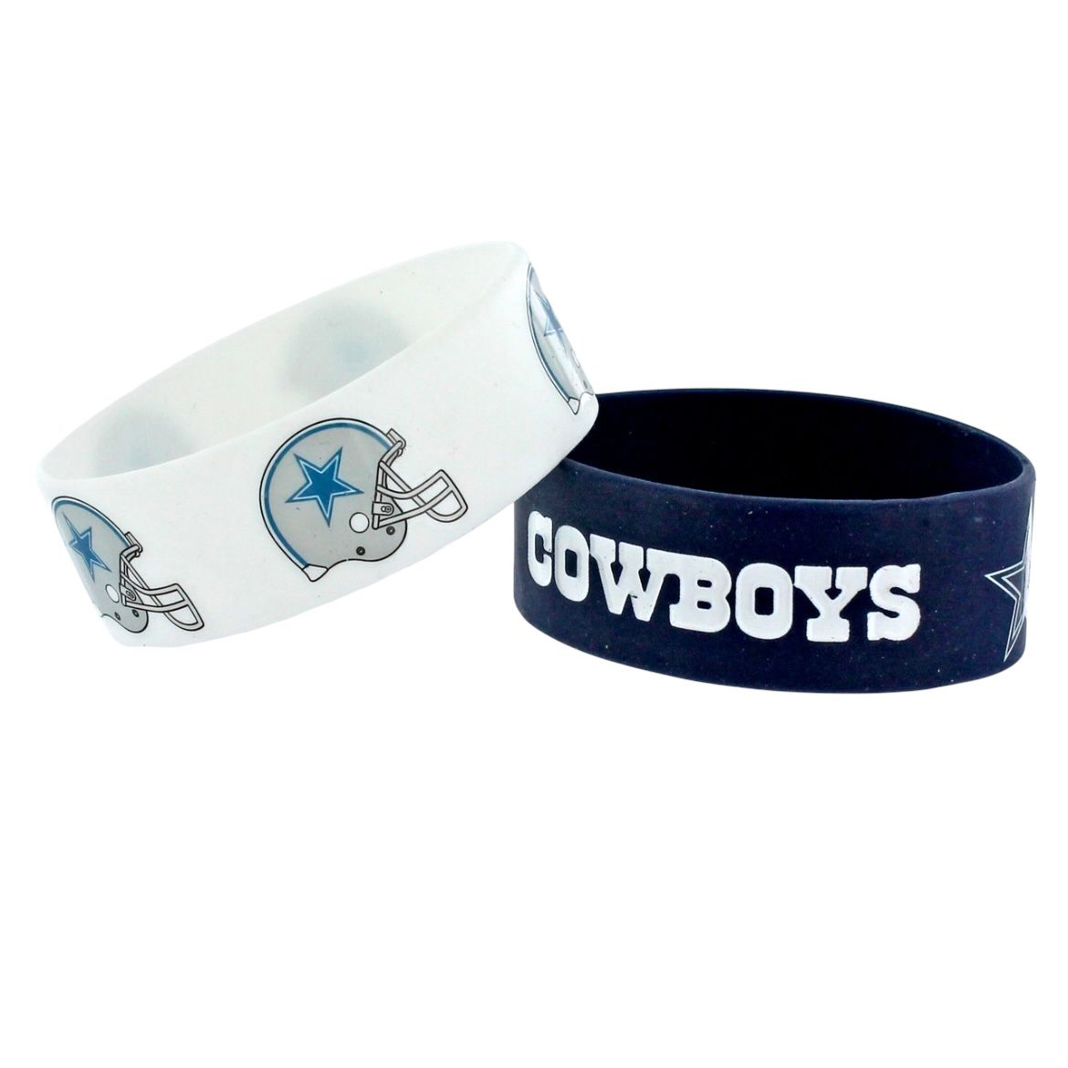 Dallas Cowboys Rubber Bulk Wrist Bands
