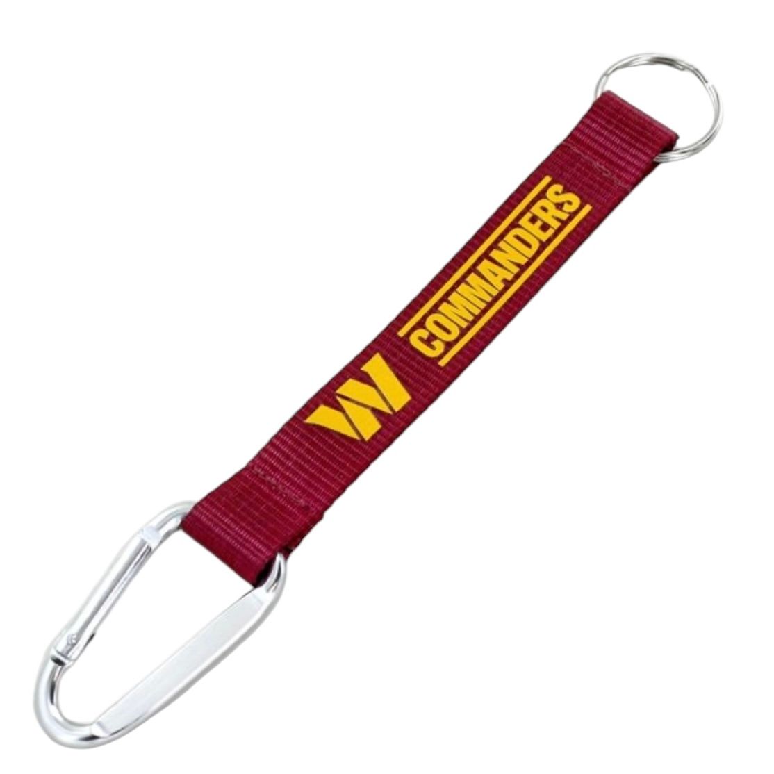 Washington Commanders Carabiner Lanyard Keychain