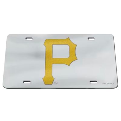 Pittsburgh Pirates Laser Tag Glitter Acrylic License Plate