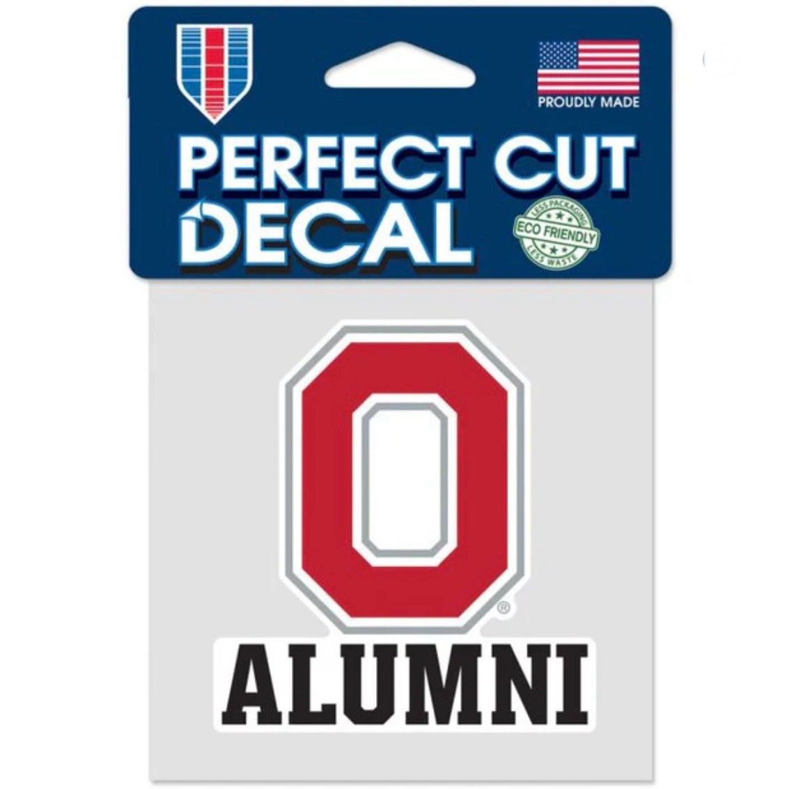 Ohio State Buckeyes Alumni 4" x 4" Perfect Cut Color Decal